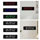 Wall Hanging Alarm Clock Cafe Dining Room Nursery Hotel LED Digital Clock