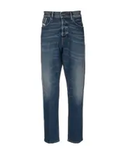 Diesel Logo Patch 2005 D-Fining Tapered Leg Jeans 28/32,29,29/32 Blue