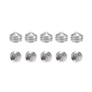 50Pcs M4x3mm Internal Hex Socket Set Grub Screws Cone Point 304 Steel Screw