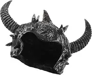 [JEWEDECO] Viking Helmet for Adults Medieval Knight Costume Headgear Sturdy Novelty Props for Cosplay Halloween Parties Themed Events Distinctive Look Full Protection Versatile Use