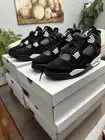 Size 11 Men’s - Nike Air Jordan 4 Retro White Thunder Black Panda Brand New 2024