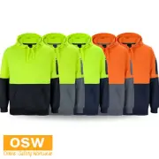 JB's Hi Vis Classic fit Pull Over Durability Workwear Hoodie Jumper 6HVPH