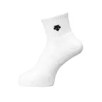 在飛比找ETMall東森購物網優惠-DESCENTE 男女運動厚底短襪-日製 襪子 運動 訓練 
