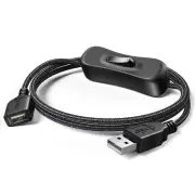 ANDTOBO USB Switch Extension Cable, (Upgraded Data + Power) USB Extension Cor...