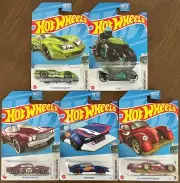 Hot Wheels 2022 HW Contoured Series #HCW80 1:64 Scale Diecast (Set of 5)