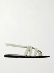 [The Row] The Row - Leather Slingback Sandals - Off-white - IT39 IT 39 Off-white