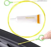 Sunroof Drain Cleaning Tool | Flexible Long Pipe Drain Brush for Car,Skinny Pipe Drain Dredge Cleaning Tool, Tube Cleaning Brush for Wiper Drain