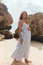 Sundress (White/Black Stripe) - FINAL SALE