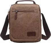 [mygreen] Small Canvas Crossbody Shoulder Bag Messenger Bag Work Bag