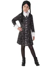 Wednesday Addams Family Girls Costume