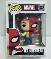 PETER PARKER / SPIDER-MAN - Marvel Split Funko POP! #1432 Vinyl Figure BOX WEAR