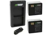 Wasabi Power Battery (2-Pk) & Dual Charger Arlo Pro 3, Ultra (VMA5400 & VMA5400C