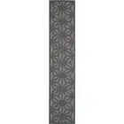 Home Decorators Collection Area Rug 2'x10' Abstract Indoor/Outdoor Dark Grey