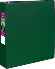 Avery Durable 3 Ring Binder, 2" Slant Rings, 1 Green Binder (27553)