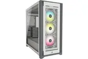 Corsair iCUE 5000X RGB Tempered Glass ATX Midi Tower Computer Case - White [CC-9011213-WW]