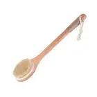 Exfoliating Back Scrubber Natural Bristles for Wet or Dry Brushing Body Scrubber
