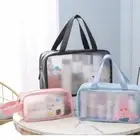 Bag Transparent Cosmetic Bag Travel Storage Bag Bath Storage Make up Case