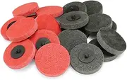 BHA Surface Preparation Quick Change Discs, 3 Inch - 10 Pack (Red (Fine))