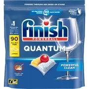 Finish Quantum Dishwasher Tablets Lemon 90 pack