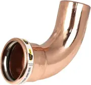 Apollo A10062073 1/2" Copper Press 90Â° Long Turn Elbow