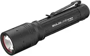 Solidline ST 5R Super Bright LED Flashlight 380 Lumens 230 Metre Beam Range 3 Light Functions Includes Metal Clip