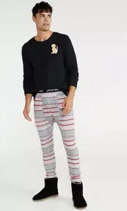 BRAND NEW MENS PETER ALEXANDER LONG PYJAMA LOUNGE PANTS SIZE M