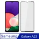 【Ayss】Samsung Galaxy A22/5G/6.4吋/2021/平面全滿版手機鋼化玻璃保護貼/全滿膠/四邊弧邊-黑