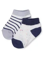 Baby Low Cut Socks. 2 Pack