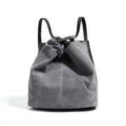 Motingsome New Suede Genuine Backpack Women Luxury Designer Back Pack Shoulder B