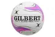 Gilbert Eclipse Match Netball - White - Size 4