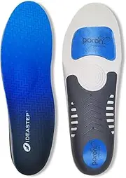 Rolxmed Shoe Insoles Orthotic Arch Support Inserts For Flat Feet Plantar Fasciitis Relief Men & Women (1 Pair) (M, EU 39/40)
