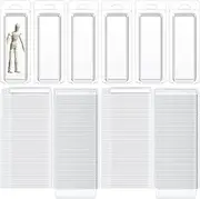 Wesiti 100 Pcs Plastic Blister Clamshell Protective Case Action Figure Display Action Figure Protective Case for Action Figure Prevent Scratches Pet Protector