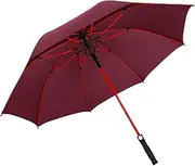 Large Umbrella 39Inch, Golf Umbrella Automatic Open, Oversize Double Canopy Vented Windproof Waterproof for Men and Women,C