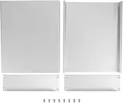 Advanced Aluminum Alloy Enclosure, Split Circuit Board Heat Dissipation, Shielded Electricity Box, 33x114x140mm, Professional Design with Smooth (Sand Silver Flat Plate)