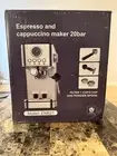 Espresso Machine Coffee Makers 20 Bar, Stainless Steel