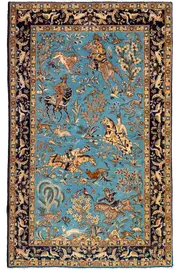 Kum - Hand-Knotted 100% Wool Rug - 204x142 cms by Cyrus Rugs
