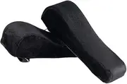 ZUNOXAZ 2Pcs Wear Resistant Armrest Cushions Comfortable Polyester Chair Elbow Pads for Office Gaming and Wheelchair Use Ergonomic Design for Long Sitting Comfort