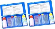 GANAZONO 2 Sets Spa Pool Test Water Test Kit Total Alkalinity Hardness Tester for Use