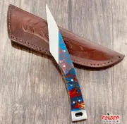 FACETED KIRIDASHI JAPANESE KNIFE ORIGINAL RESIN HANDLE JAPANESE STEEL & SHEATH-9