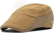 [Generic] Men's Beret Hat Side Letter Label Hat Casual Versatile Men's Hat Cotton Beret Outdoor Sun Hat Duck Tongue Cap