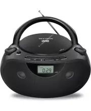Nextron Portable Stereo CD Player Boombox with AM/FM Radio, Bluetooth, USB