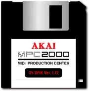 Akai MPC 2000 OS Ver. 1.72 Floppy Disk - MPC2000 Boot Disk
