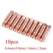 Professional Grade M6 Welding Contact Tips 10 Pack 0 6 1 2mm MB15AK Compatible