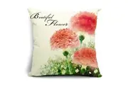 All 4 Kids 45cm Square Throw Pillow Cushion Cover - Summer Flower
