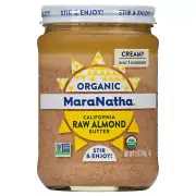 Maranatha Nut Butter Almond Raw Org 12 oz (Pack of 6)