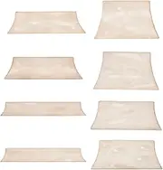 JEWEDECO 9pcs Precision Guitar Parts Shell Inlay Trapezoid Inlay Shell for Fretboard Acoustic Guitar Accessories Kit