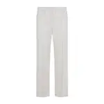 [Max Mara`S] Max Mara`S-Ivory White Cotton Zaffiro Pants-Donna 40 IT
