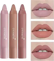 12 Colors Matte Lipstick Pen, Nude Lipstick Durable Lip Balm, Non Sticky Velvet Lipliner Lip Pen Set for Women Girls (A)