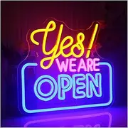 Hanging Art Neon Signs Neon Open Sign-Bright LED Light, USB Powered, For Bedroom Bar, Shop, Coffee, Salon,Hotel Hanging Art Neon Signs 30cm×34.5cm