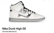 Nike Womens Dunk High SE DX5928-100 White Basketball Shoes Sneakers Size 8 New